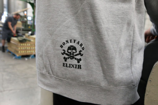 Boneyard Elixir - Grey Elixir Flag Pullover Hoodie